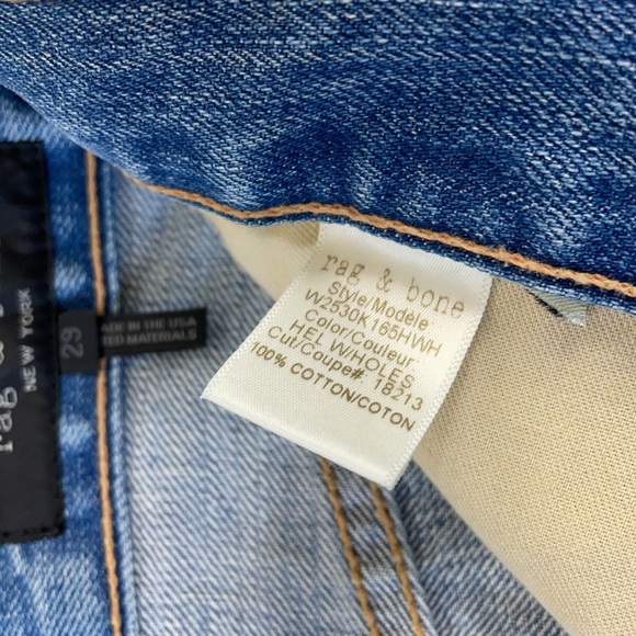 Rag & Bone - W2530K165HWH - Straight Leg - Multiple Sizes - NWT - Picture 2 of 6
